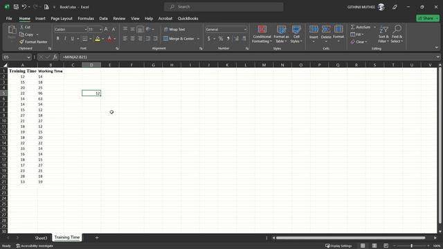 How to use the MIN Function in Microsoft Excel смотреть онлайн