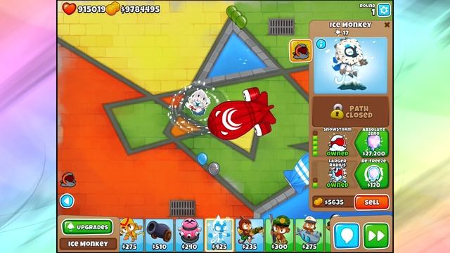 Bloons TD 6 - ABSOLUTE ZERO - 5TH TIER ICE смотреть онлайн