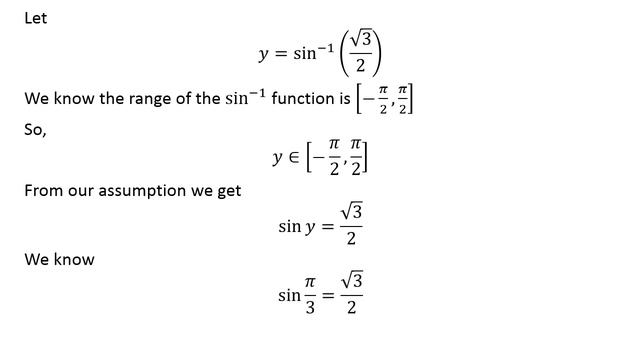 Find the principal value of sin^(-1)(sqrt(3)/2) смотреть онлайн