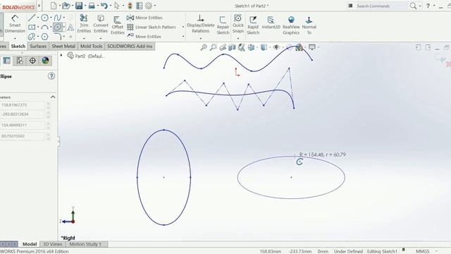 #001 Solidworks Intro - Slots, Spline, Polygon, Elipse, Chamfer [003] [Hindi] смотреть онлайн
