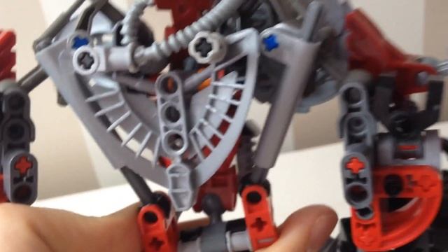 Lego Bionicle Maxilos MOC Revamp Review (обзор) смотреть онлайн