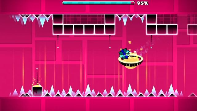 Прошел свой первый easy demon в geometry dash смотреть онлайн