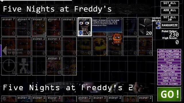 обзор Ultra Custom Night это улучена версия Ultimate Custom Night смотреть онлайн