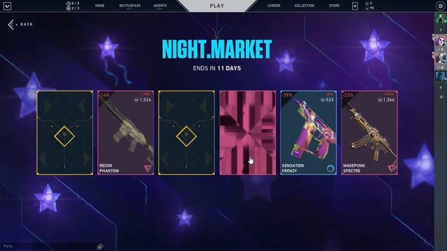 The best Night Market Valorant (Luckiest market ever) Vandal Phantom Spectre Knife all skins смотреть онлайн