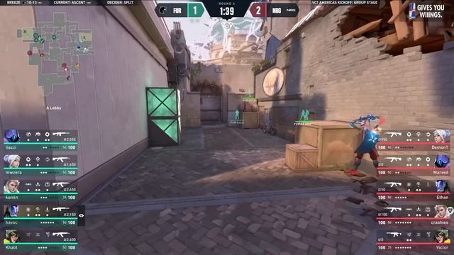 NRG vs FURIA VALORANT HIGHLIGHT | VALORANT Champions Tour Americas 2024 смотреть онлайн