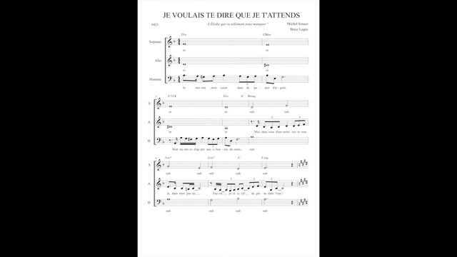Je voulais te dire que je t'attends - Michel Jonasz - Choeur смотреть онлайн