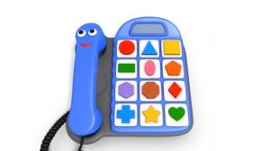 Весёлый телефончик - учим фигуры