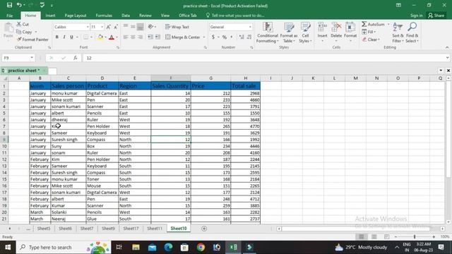 Pivot table with multiple examples (filter, sum, sort, count, avrage, two dimensional pivot table). смотреть онлайн