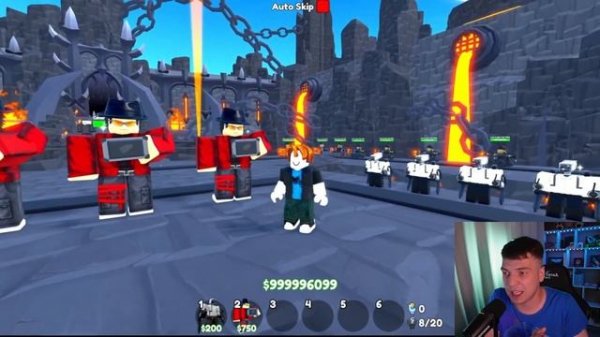 Секретный Агент ДафакБУМ! toilet tower defense ROBLOX