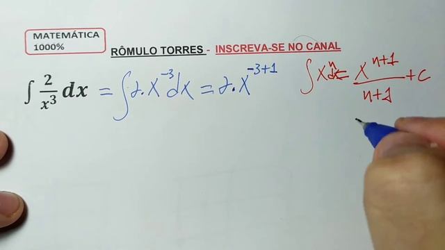 Calculo #02 - calcule a integral ∫2/x^3 dx смотреть онлайн