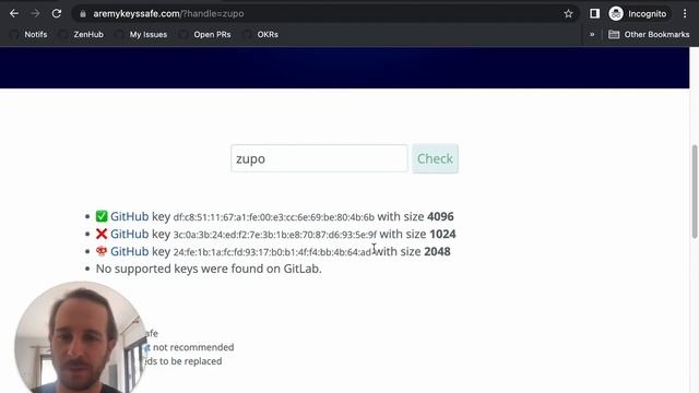 AreMyKeysSafe.com Demo смотреть онлайн