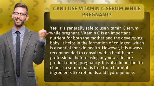 Can I use vitamin C serum while pregnant? смотреть онлайн