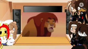 Реакция Муфасы+Сараби на своих внуков и Шрама и Зиры на своих детей(приемника) гача клуб, яой и юри