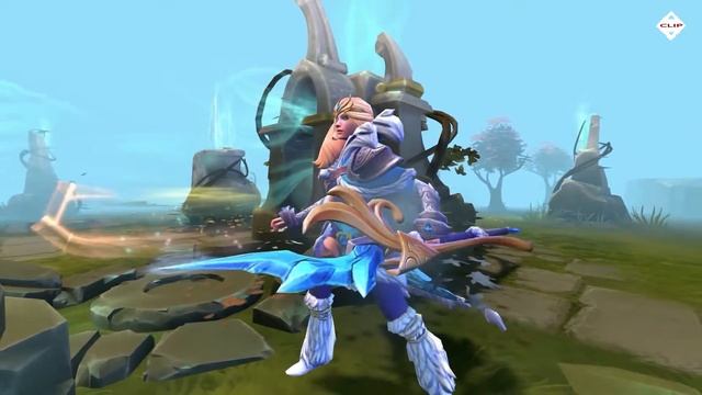 Dota 2 - Charge of the Tundra Warden - Crystal Maiden item смотреть онлайн