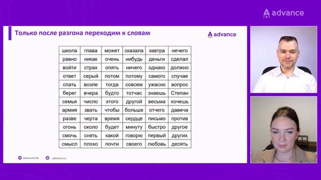 Как решить проблемы с чтением в начальной школе. Упражнение "Слоговые столбики" смотреть онлайн