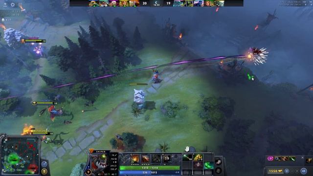 Dota 2 7.33e Road from 1,2k to 4k - 3895mmr 4pos Sniper Win смотреть онлайн