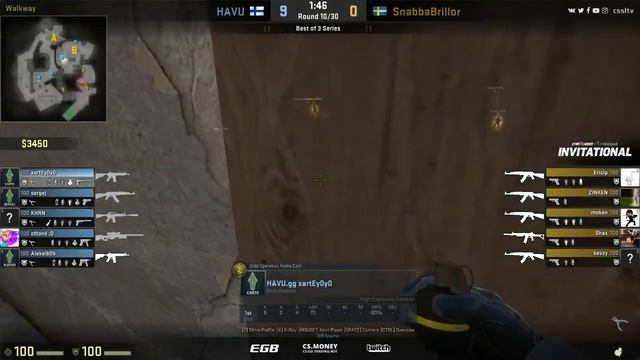 Snabbabrillor vs HAVU, map 1 overpass, SL i-League Invitational Shanghai 2017 EU Qualifier смотреть онлайн