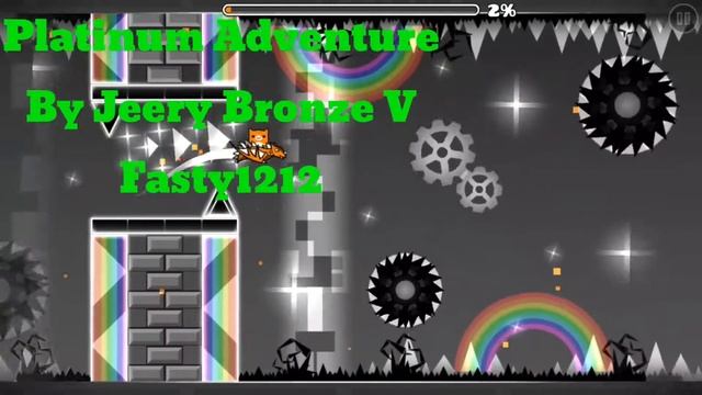 Прохождения Platinum adventure + Епик фейл|в Geometry dash🟧 смотреть онлайн