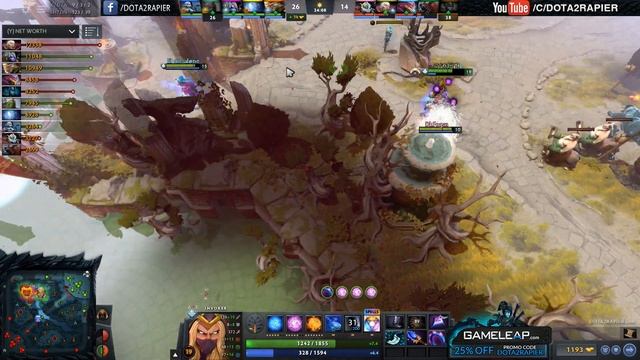 Miracle Invoker power with Scepter and Octarine Core смотреть онлайн