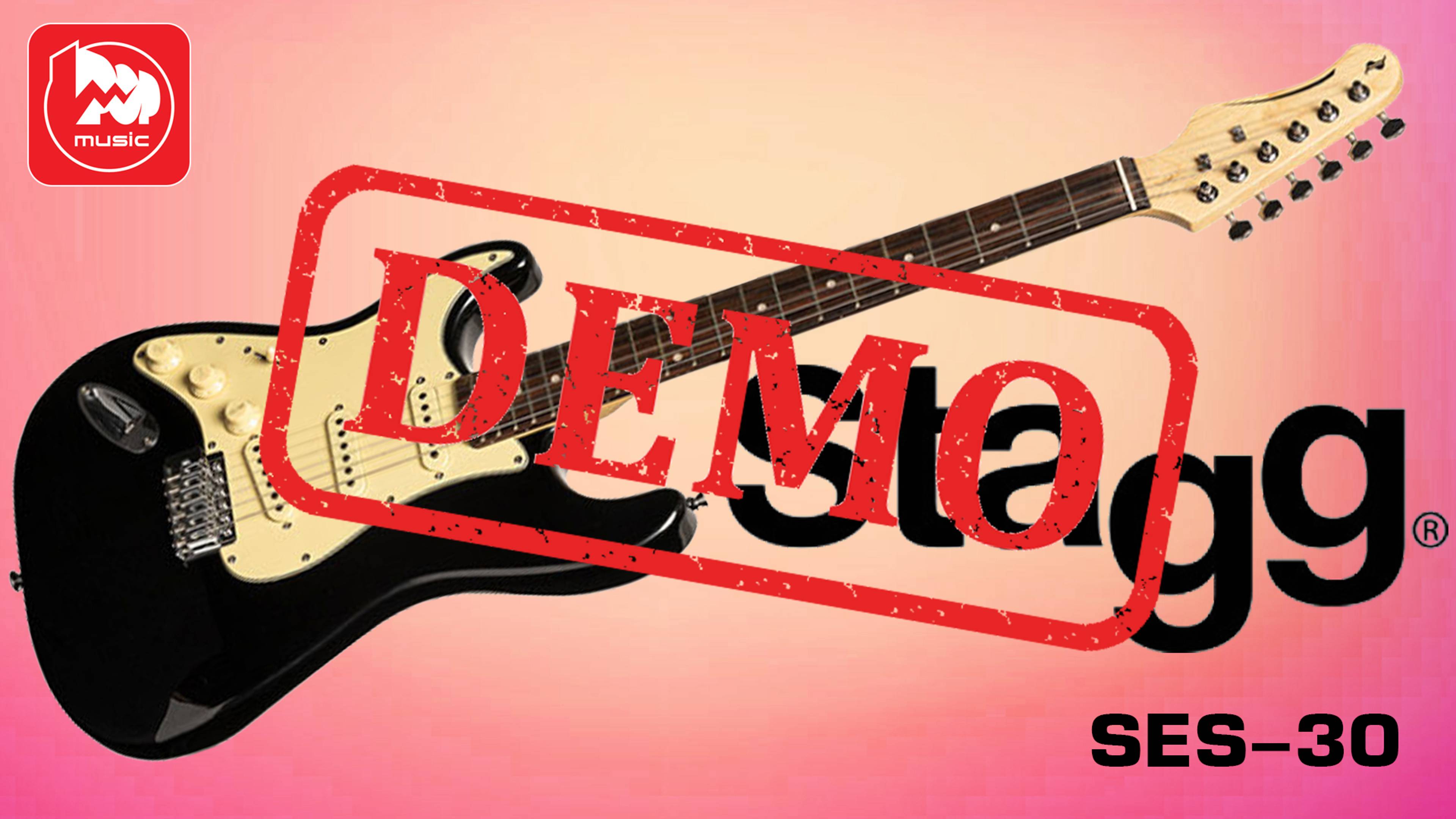 Электрогитара STAGG SES-30 - демонстрация звучания смотреть онлайн