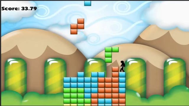 Tetris D - Stickman Gameplay смотреть онлайн