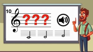 Сольфеджио с нуля. РАЗВИТИЕ СЛУХА. Ноты До, Ре, Ми. До мажор.  Уровень 4