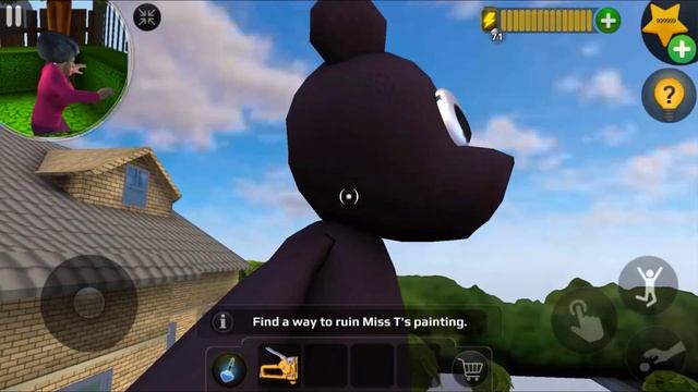 Scary Teacher 3D | MOD MENU | troll mini Miss T (android, ios) part 1526 смотреть онлайн