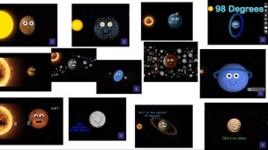 8 planets & 5 dwarf planets mashup