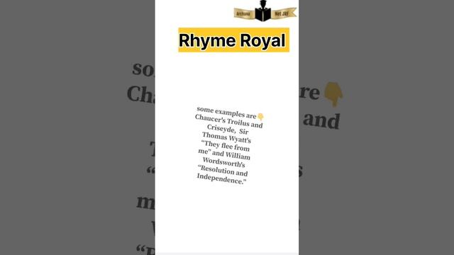#Rhyme Royal #term #literary #form #in #english #literature смотреть онлайн