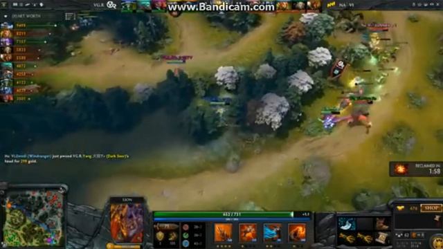 NaVi vs VG.R Dota 2 @ Starladder i-League Invitational UB Game 2 смотреть онлайн