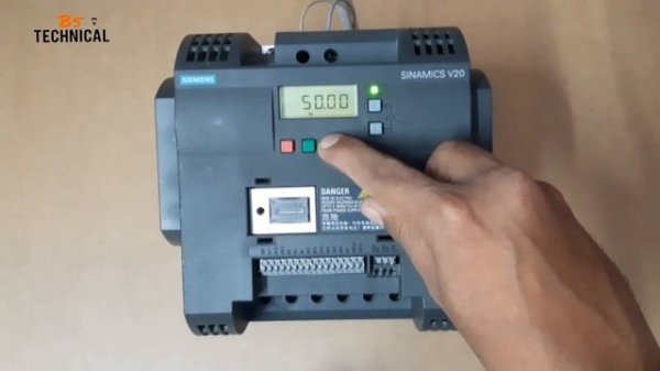 SIEMENS V20 SOLAR DRIVE BASIC PARAMETER |  SINAMICS V20 COMMISSIONING | SIEMENS V20  BASIC SETTING