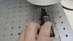 Гравировка пластика, просто и быстро как пример. Лазерный маркер. Лазерный гравер