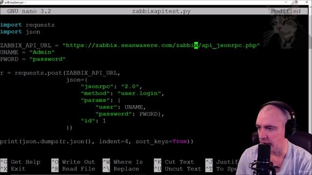 074 Zabbix API Python Example смотреть онлайн