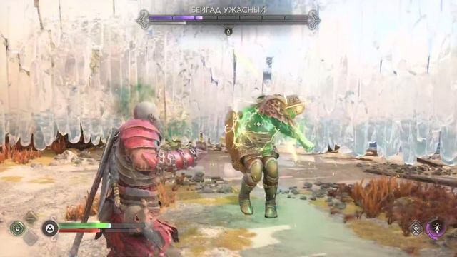God of War Рагнарёк Босс - Берсерк Бейгад Ужасный (когда босс старше тебя 2 лвл,бой очень сложный.. смотреть онлайн