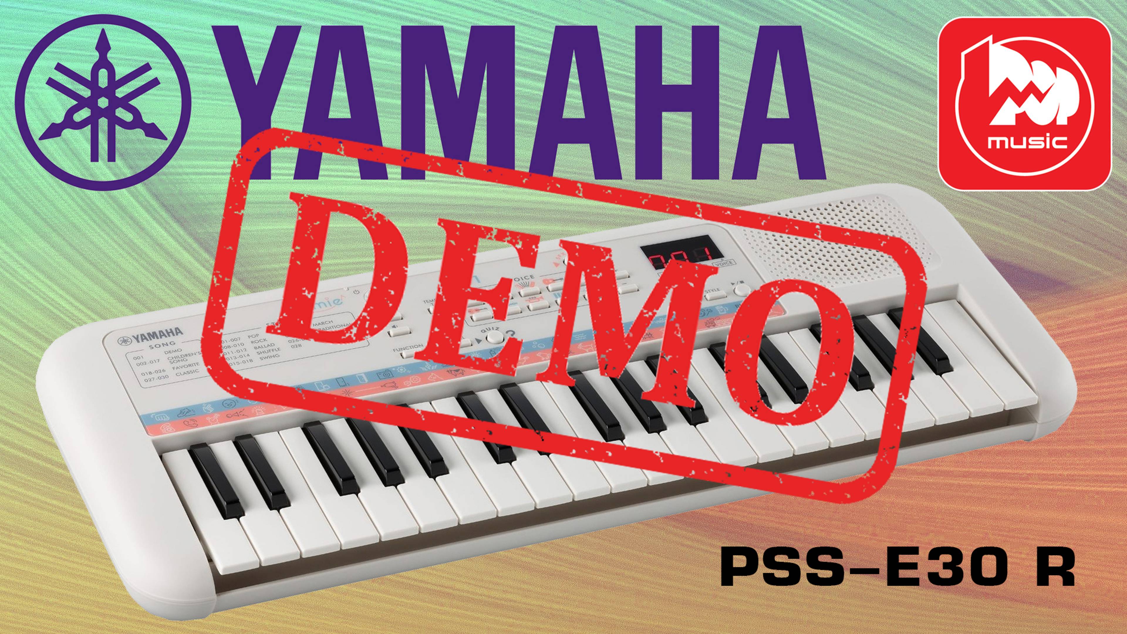Синтезатор YAMAHA PSS-E30 - демонстрация звучания смотреть онлайн