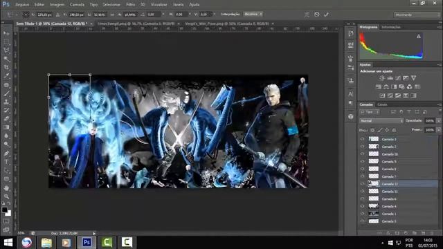 Vergil - Devil May Cry #PhotoShop смотреть онлайн