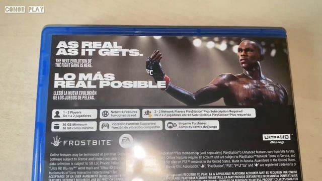 🔥UNBOXING UFC 5 PlayStation  5 REVIEW🔥РАСПАКОВКА ОБЗОР ЮФС 5 #conorplay #ufc5