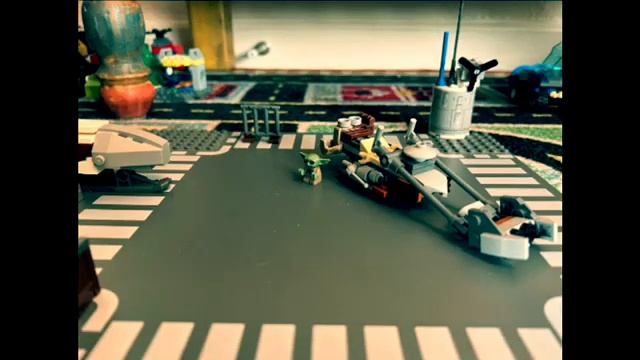 LEGO star wars: Grogu VS stormtrooper смотреть онлайн
