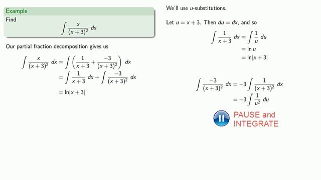 integration partial fractions 3 смотреть онлайн