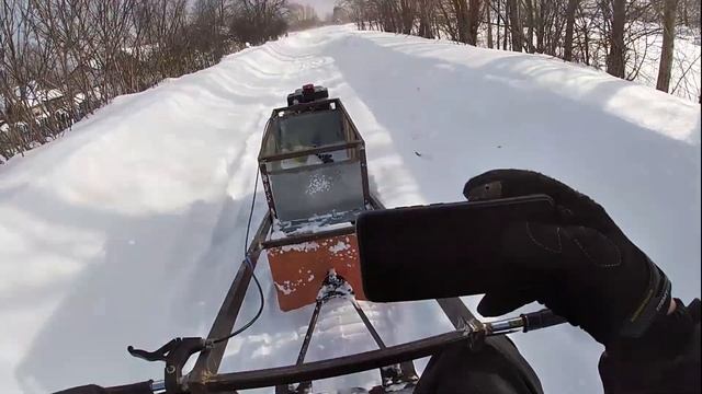 ФИНАЛ!!! ОБЗОР на бюджетный МОТОБУКСИРОВЩИК 7 с.л OFF-ROAD по сугробам! смотреть онлайн