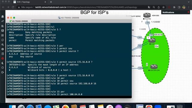 CONFIGURANDO ACL PERMISSÃO SSH HUAWEI смотреть онлайн