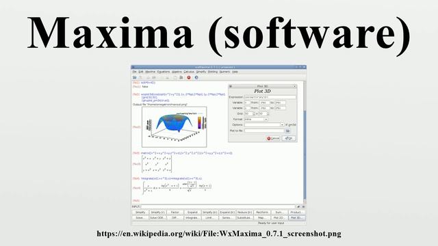 Maxima (software) смотреть онлайн