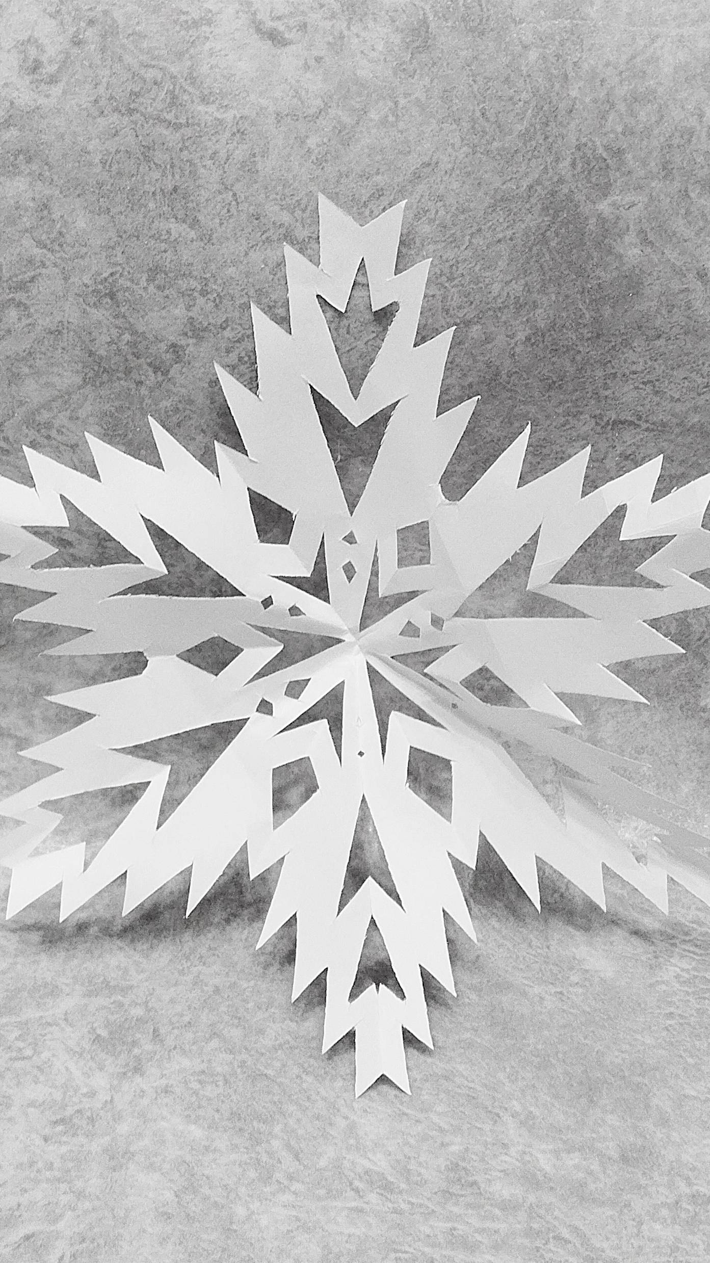 Снежинка из бумаги смотреть онлайн