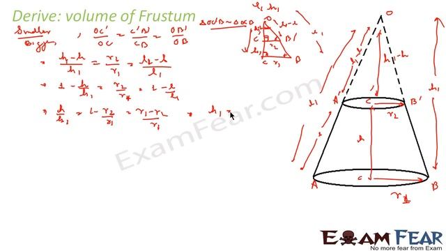Maths Surface Area & Volume part 16 (Frustum Derive Formula) CBSE class 10 Mathematics X смотреть онлайн