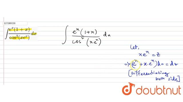 `int(e^(x)(1+x))/(cos^(2)(xe^(x)))dx` смотреть онлайн