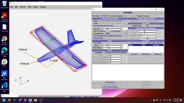 Modeling Aircraft Aerodynamics In OPENVSP / VSPAERO!