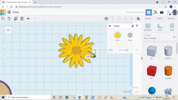 TINKERCAD - DRAWING FLOWER TUTORIAL тинкеркад
Tala Tech