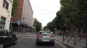 Рим 4K 🚗 Утренняя поездка по центру | Италия | 1 час