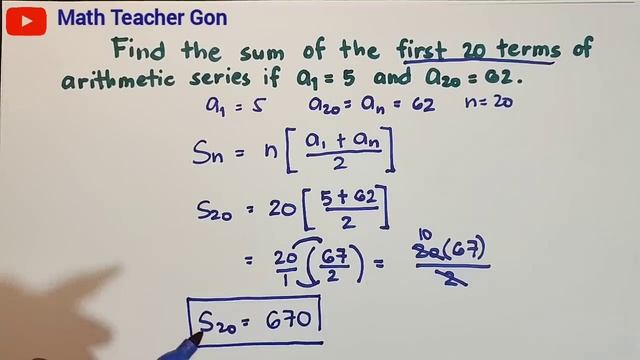 Arithmetic Series - Sum of the Terms of Arithmetic Sequence смотреть онлайн