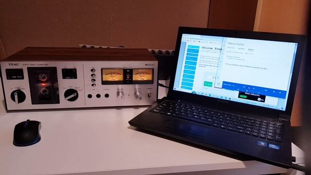 TEAC A-400 Stereo Cassette Deck (1975') - Record/Play Test - after repair/maintenance смотреть онлайн